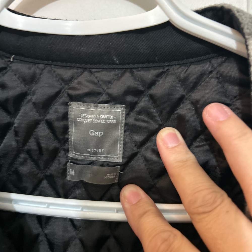 Gap Quilted Black Jacket (M-9.8/10)